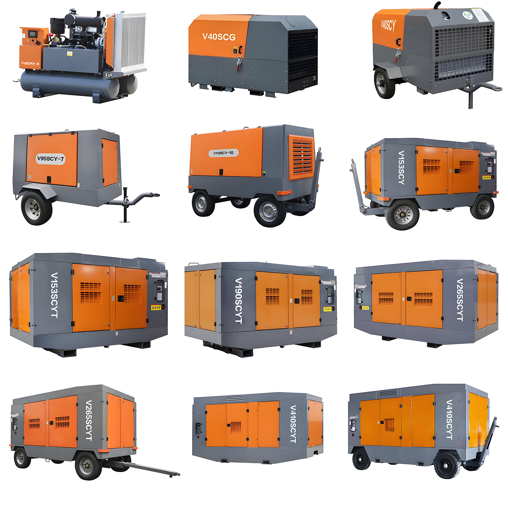 Diesel air compressor