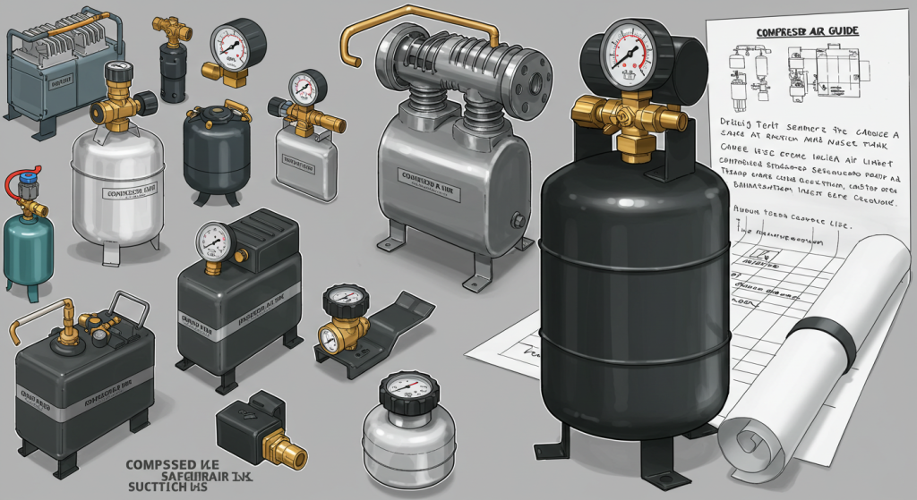 What is the compressed air tank and how to choose