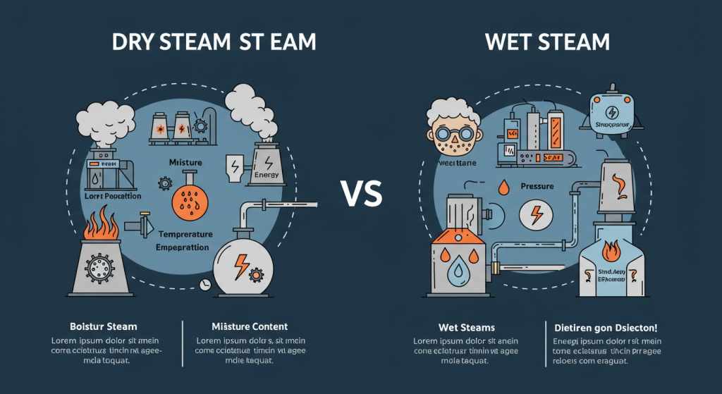 dry steam vs wet steam