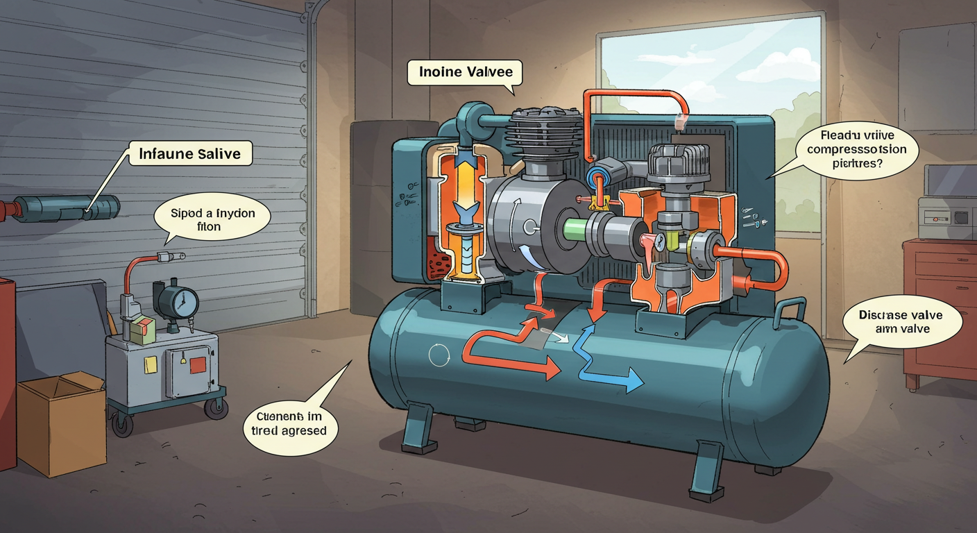 how does an air compressor works