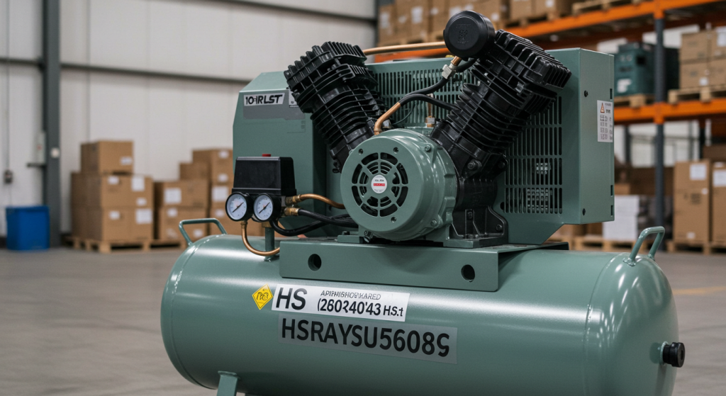 screw air compressor HS code