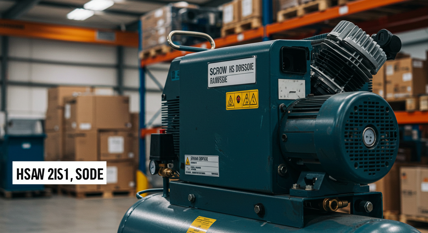 screw air compressor HS code