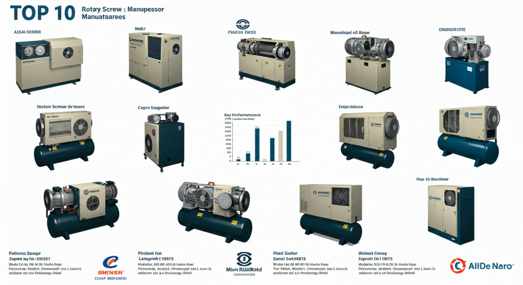 top 10 rotary screw air compressor manufacturers in world