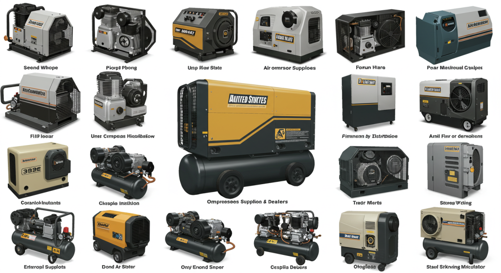 top air compressor suppliers, distributors, dealers in USA