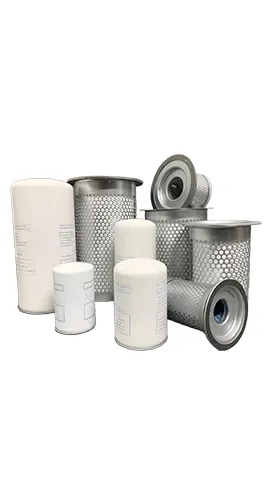 Air compressor three filters