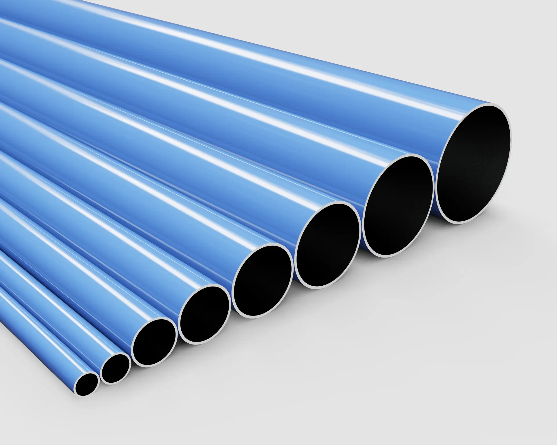 Aluminum alloy pipes